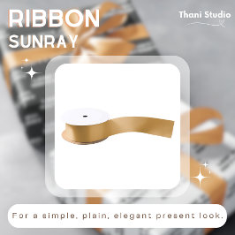 Sunray Simple Plain Modern Elegant Guld