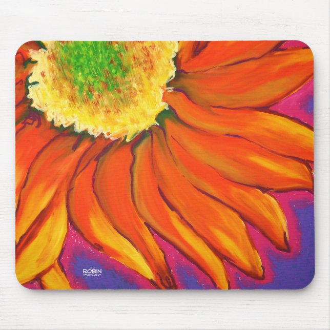 SunRay SunFlower Mouse Pad Musmatta (Framsidan)