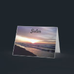 **SUNRIE TO SUNSET** GRATTIS PÅ FÖDELSEDAGEN *SIST KORT<br><div class="desc">MYRTLE BEACH VID DET ÄR FINEST! LEVDE DÄR OCH TA DE HÄR BORTEN. JAG HOPPAS ATT DIN SISTER HAR ETT "BEAUTIFUL BIRTHDAY" TACK FÖR ATT NI STOPPADE AV ETT AV MINA ÅTTA STOPPAR!</div>