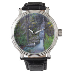 Sunrift Gorge in Glacier National Park Montana Armbandsur