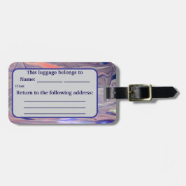 Sunrise Acrylic Pour Inspired Bagagebricka