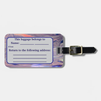 Sunrise Acrylic Pour Inspired Bagagebricka