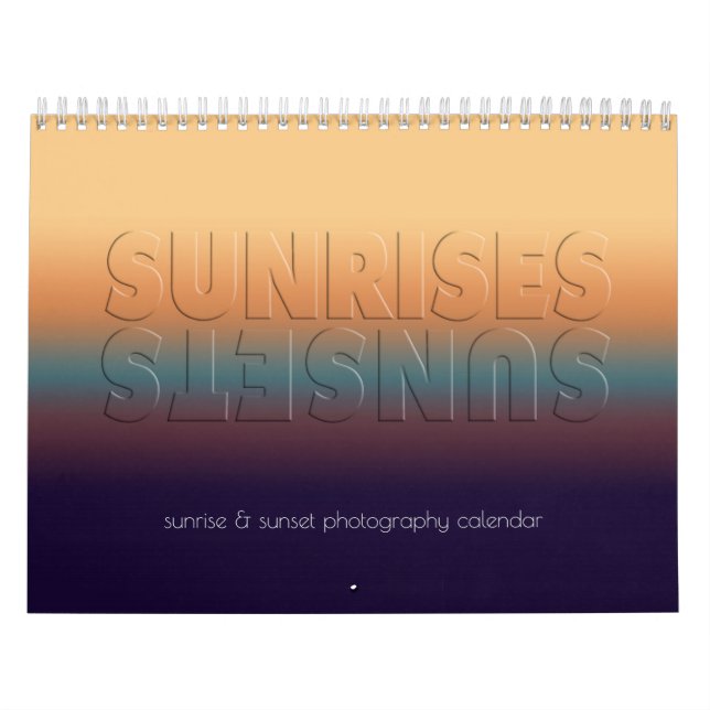 Sunrise and Sunset liggande Photos Ontario Kanada Kalender (Omslag)