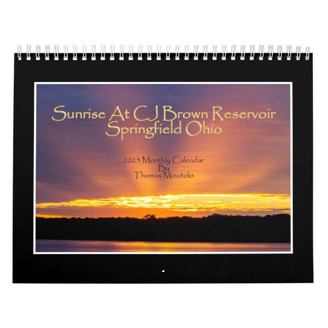 Sunrise at CJ Brown Reservoir 2023 Calendar Kalender (Omslag)
