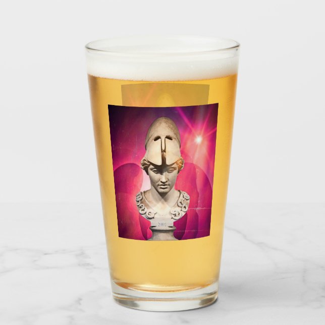 Sunrise Berlin Statue Glaskopp (Framsida fylld)