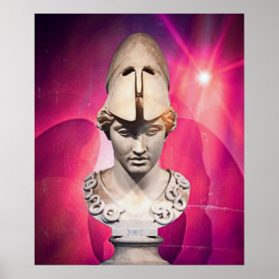 Sunrise Berlin Statue Poster