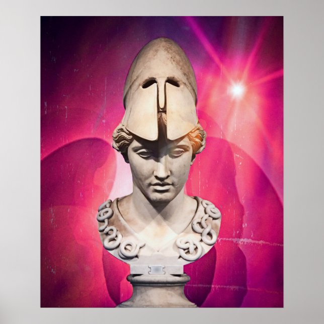 Sunrise Berlin Statue Poster (Framsidan)
