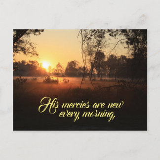 Sunrise Bible Verse Vykort