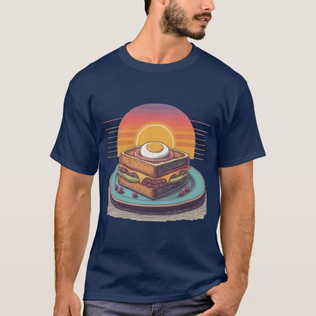 Sunrise Breakfast Bliss T Shirt (Framsida)