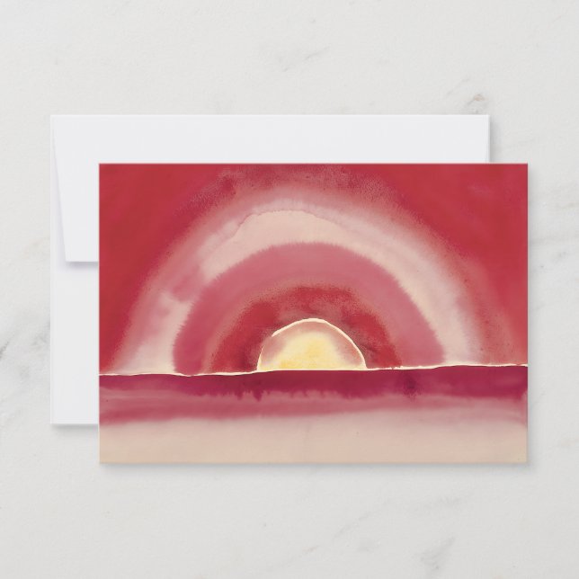 Sunrise by Georgia O'Keefe Kort (Framsida)