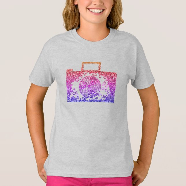 Sunrise Camera T-Shirt (Framsida)