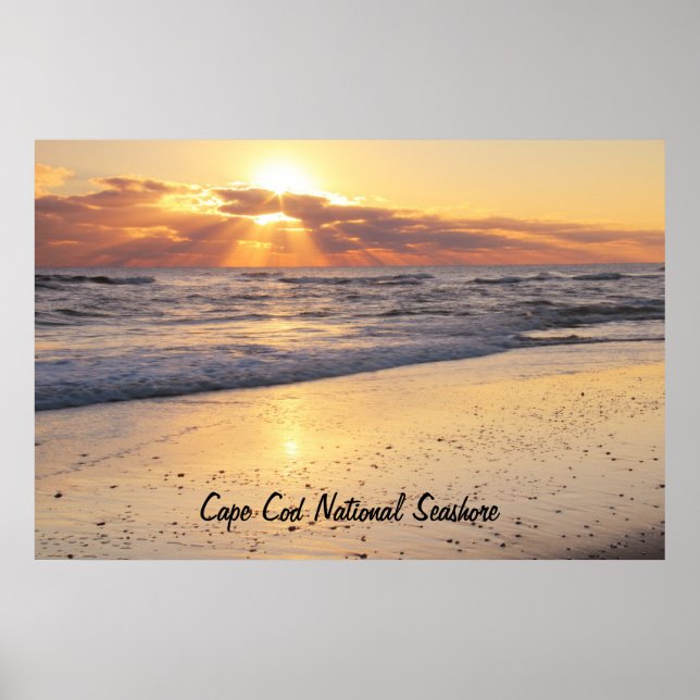 Sunrise Cod National Seashore Poster (Framsidan)