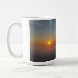 Sunrise Coffee Mugg över Fog