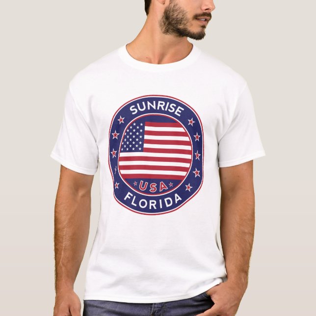 Sunrise, Florida T Shirt (Framsida)