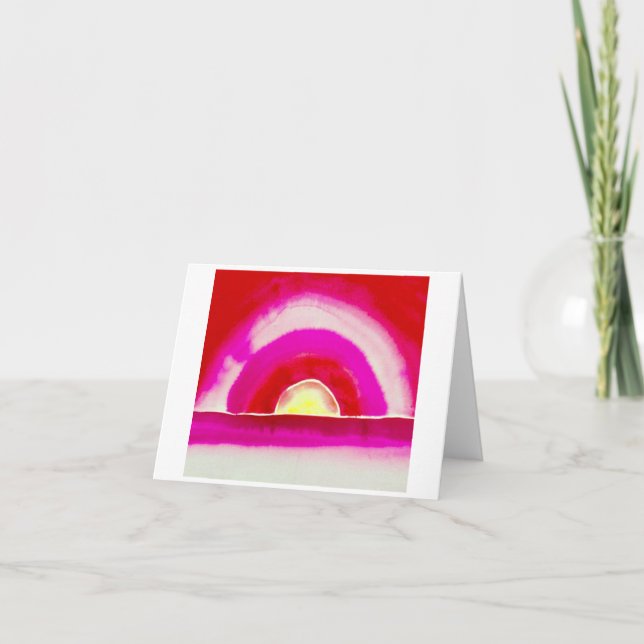 Sunrise, Georgia O'Keeffe, Fine Art Kort (Framsida)