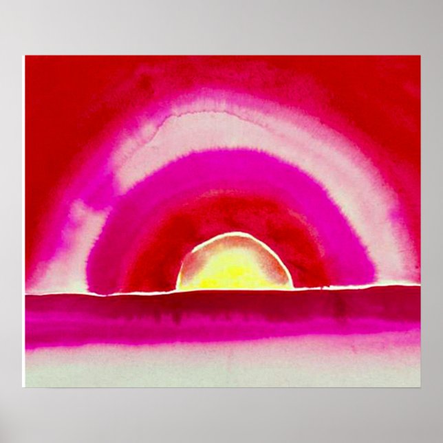 Sunrise, Georgia O'Keeffe Poster (Framsidan)