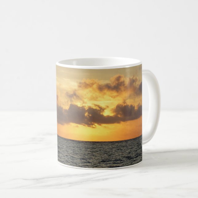 Sunrise Glory Folly Beach Coffee Mugg (Framsida höger)