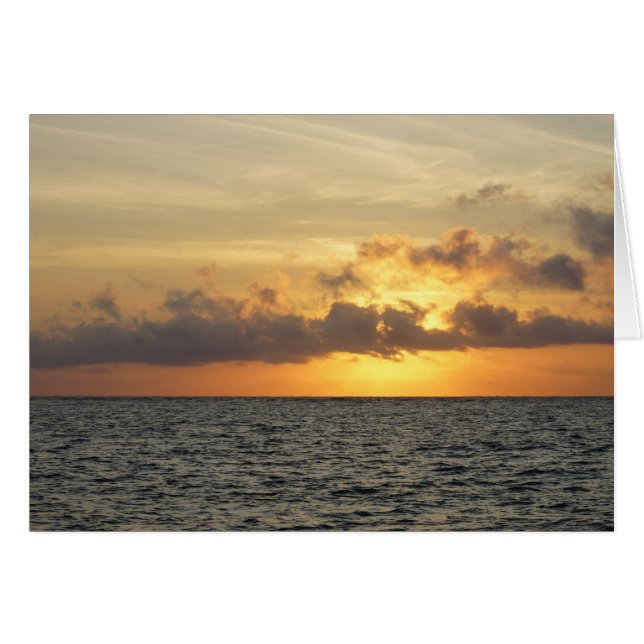 Sunrise Glory Folly Beach OBS Kort (Framsidan Horizontal)