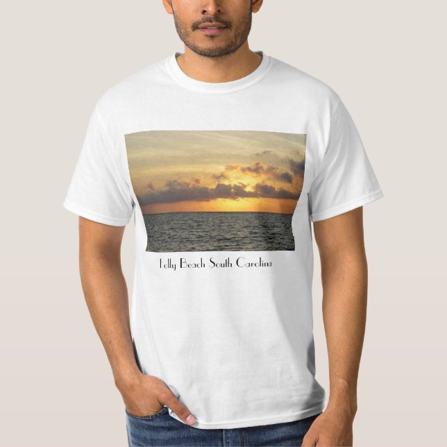 Sunrise Glory Folly Beach T-Shirt (Framsida)