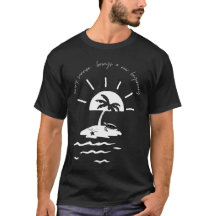 Sunrise Graphic Herrens Basic T-Shirt | Ledig Varj