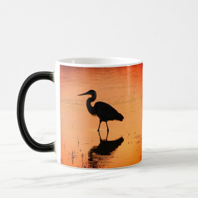 Sunrise Heron Morphing Mugg (Vänster)