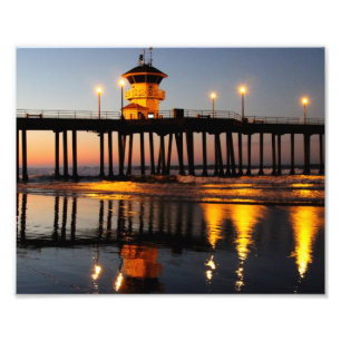Sunrise Huntington Beach Pier Fototryck