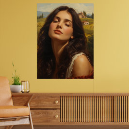 Sunrise i Toscana Poster