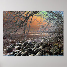 SUNRISE ICE SCAPE POSTER