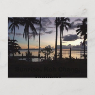 Sunrise, Koh Chang, Thailand Vykort