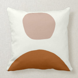 Sunrise-kudde i rosa och rost i sovrum kudde