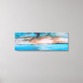 Sunrise Landscape Painting Canvastryck