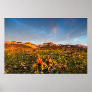 Sunrise Ljus Blackleaf Canyon 2 Poster