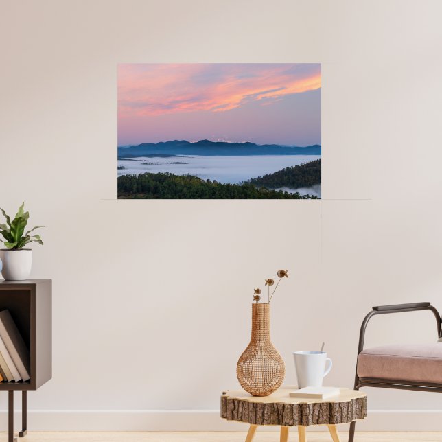 Sunrise morse dimi valley Triglav, Slovenien Poster (Vardagsrum 3)