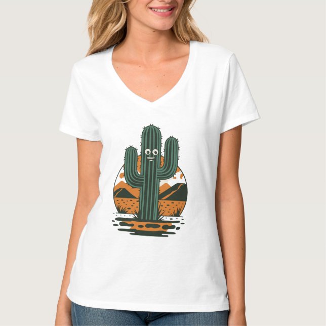 Sunrise Mountainscape T Shirt (Framsida)