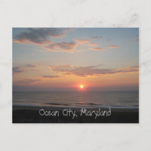 "Sunrise - Ocean City, Maryland" Vykort