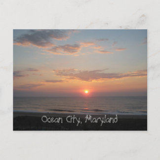"Sunrise - Ocean City, Maryland" Vykort
