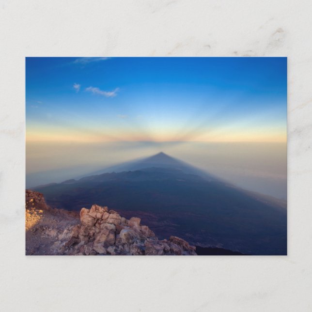 Sunrise of Mount Teide card Vykort (Framsida)