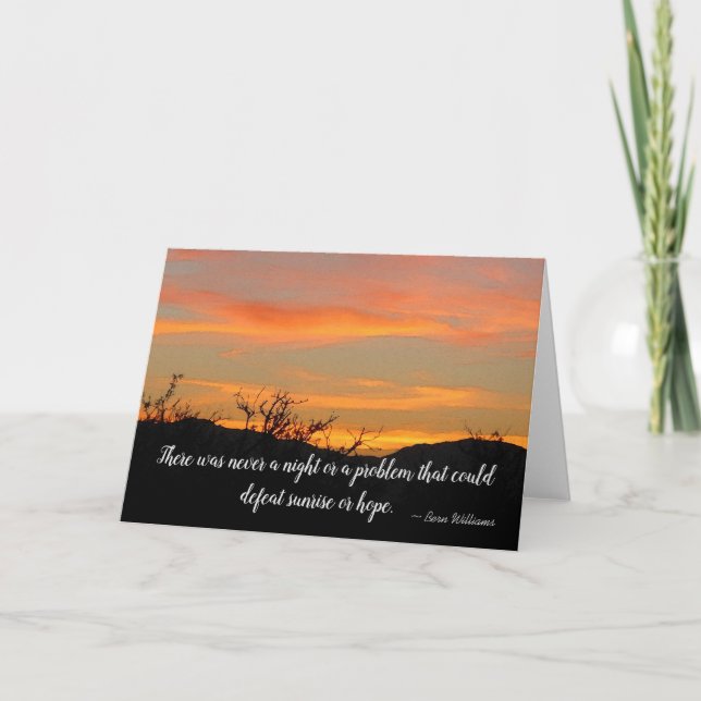 Sunrise-offrets inspirationshopp kort (Framsida)