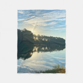 Sunrise Over A Georgia Lake Fleecefilt