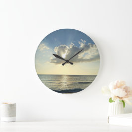 Sunrise Over the Quiet Coast Stor Klocka