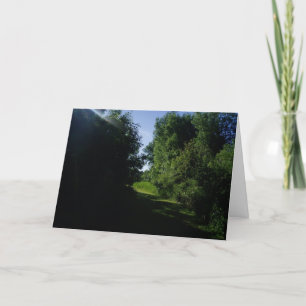 "Sunrise Pasture Väg" Hämta brunstkort Kort