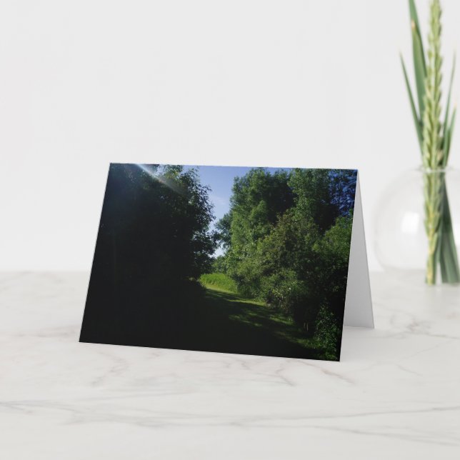 "Sunrise Pasture Väg" Hämta brunstkort Kort (Framsida)