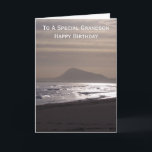 Sunrise Personlig Grandson Birthday Helgkort<br><div class="desc">Hälsningskort för soluppgång för barnbarn. Anpassa det här födelsedagskortet med valfri text och skriv sedan ut det och skicka det till dig eller ladda ned det direkt till din mobila enhet. Om du behöver hjälp med att anpassa kontaktar du oss genom länken på den här sidan. Farson-födelsedagskort för Ocean Photo...</div>