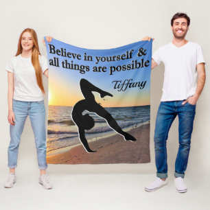 SUNRISE PHOTO ANPASSNINGSBAR GYMNASTICS FLEECE BLA