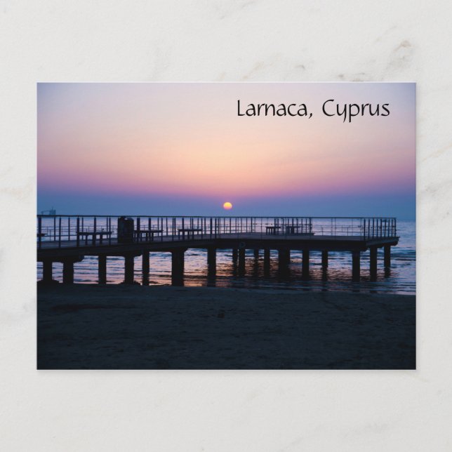 Sunrise Pier Vykort (Framsida)