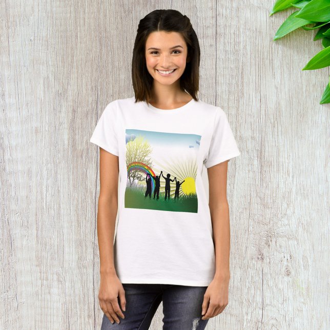 Sunrise Rainbow Children T Shirt (Skapare uppladdad)