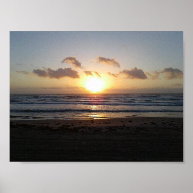 Sunrise South Padre Island Beach Poster (Framsidan)