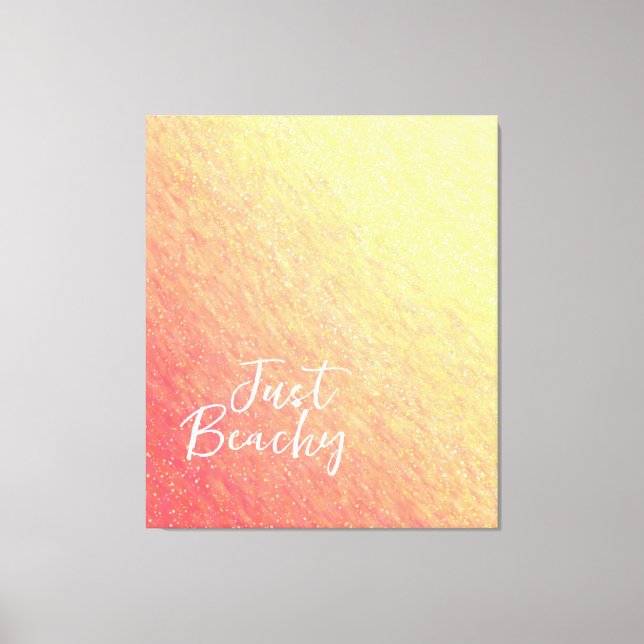 Sunrise Sparkles-Just Beachy- Canvastryck (Framsida)