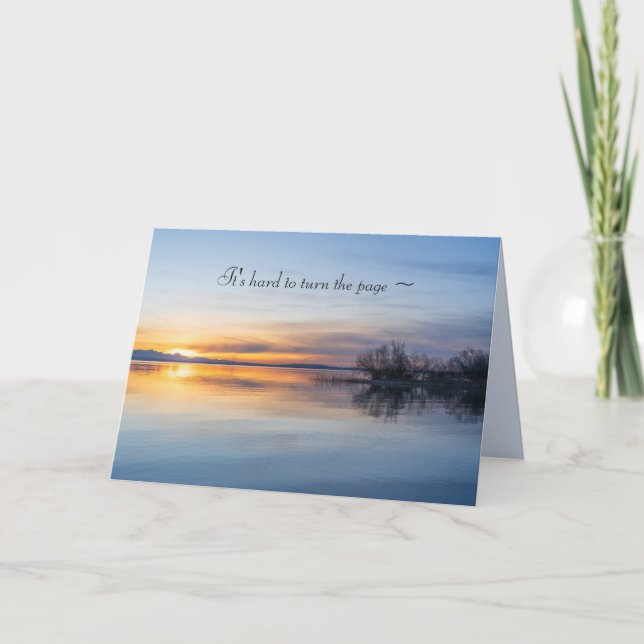 SUNRISE/SUNSET SYMPATYKORT TACK KORT (Framsida)