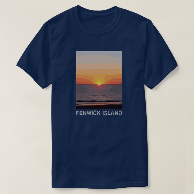 SUNRISE-SUNSET TEE (Design framsida)